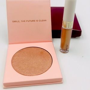 Beautycounter Winter Warmth Duo Sunlit Highlight Powder & Cream Eyeshadow, USA